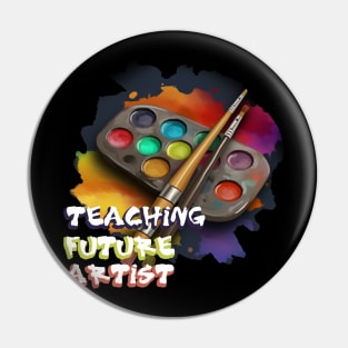 Teaching future artist Pin