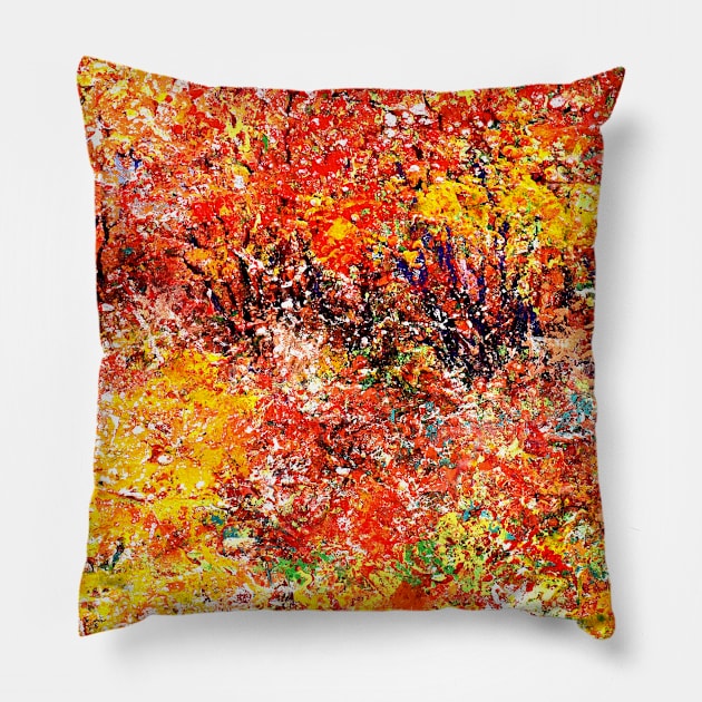 another orange trail Pillow by segismundoart