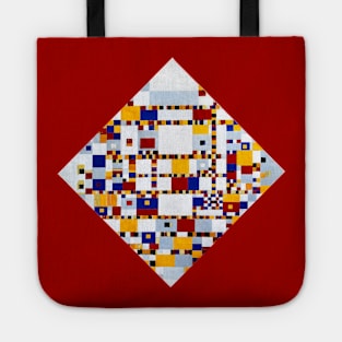 Mondrian Victory Boogie Woogie Neo-Plasticism Abstract Art Tote