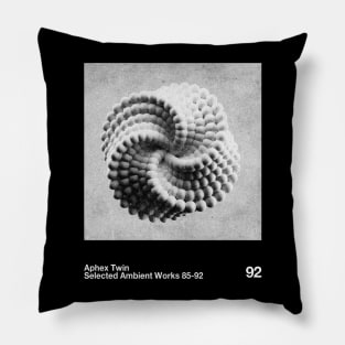 Aphex Twin - Selected Ambient Works || Vintage Pantone Pillow