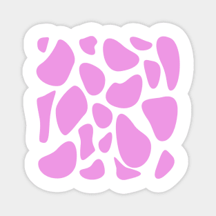 Bright pink Dalmatian spots Magnet