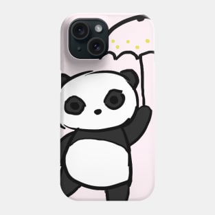 Pawsome Umbrella Panda Phone Case