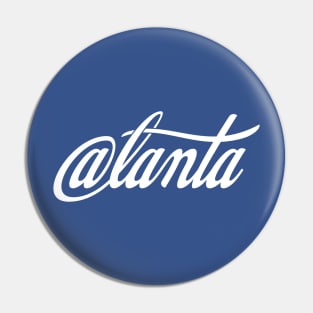 @lanta Script White Pin