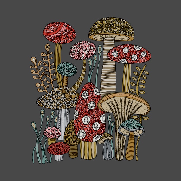 Mushroom Forest by Valentina Harper