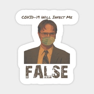 Dwight Schrute COVID-19 Magnet