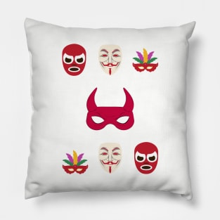 Narcissist Masks Pillow