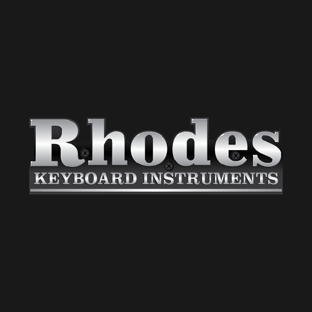 Rhodes electric piano logo. by simonreich