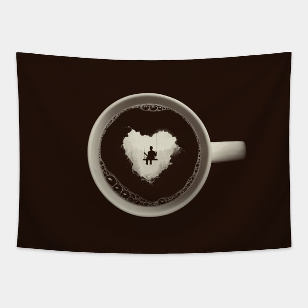 Coffee Break Tapestry by enkeldika2