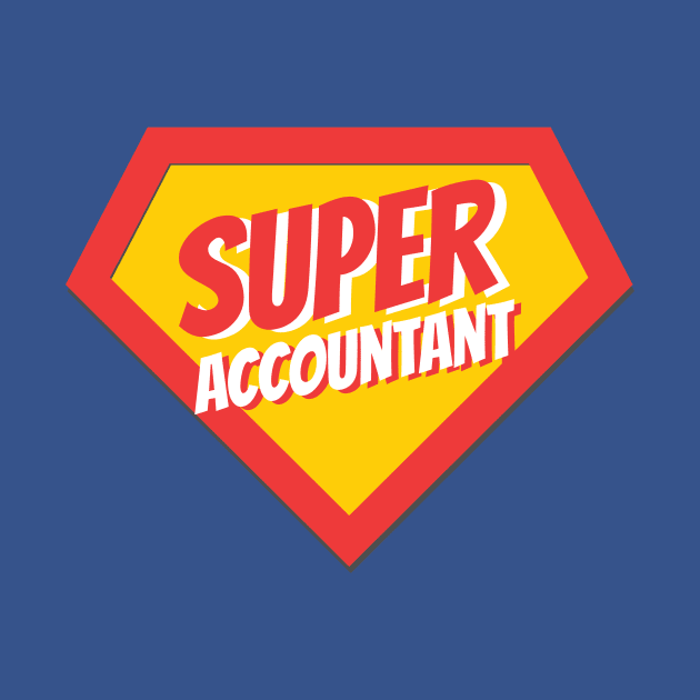 Accountant Gifts | Super Accountant by BetterManufaktur