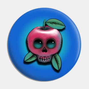 Cute Skull Apple Pin