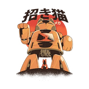 Cat mecha ramen robot T-Shirt