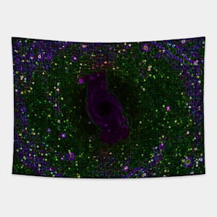 Black Panther Art - Glowing Edges 384 Tapestry