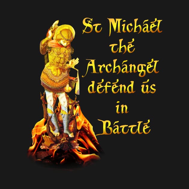 St Michael the Archangel Angel Deliver us from Evil by hispanicworld