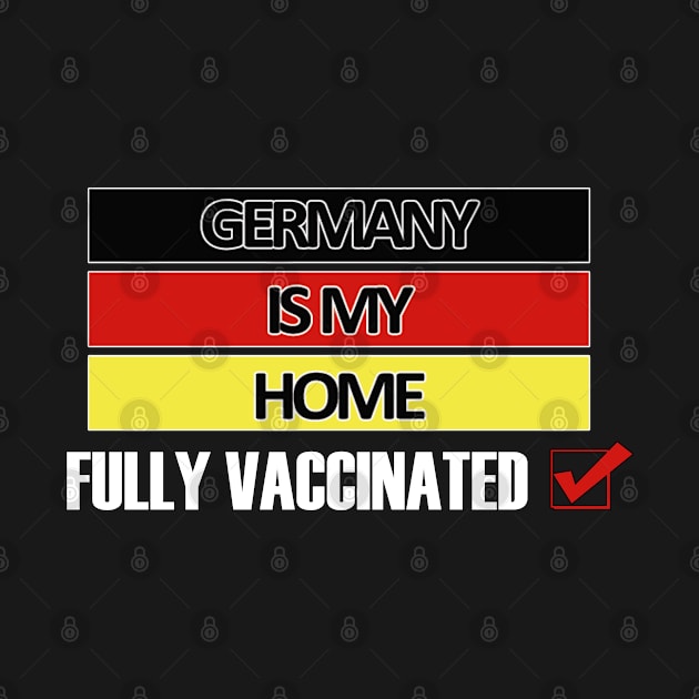 Fully Vaccinated Germany design by Redroomedia