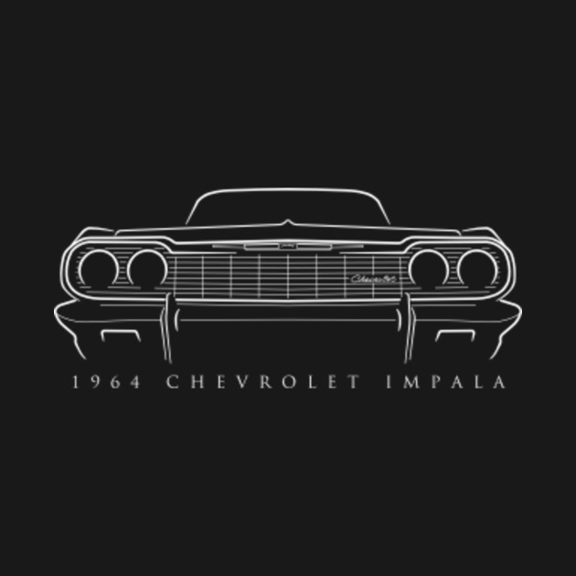 1964 Chevy Impala - Vintage - T-Shirt | TeePublic
