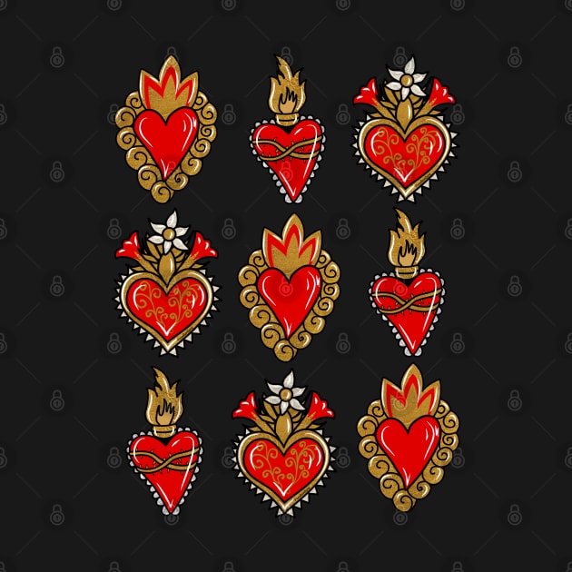 Sacred hearts by Pendientera