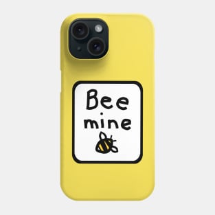 Framed Bee Mine for Valentines Day Phone Case