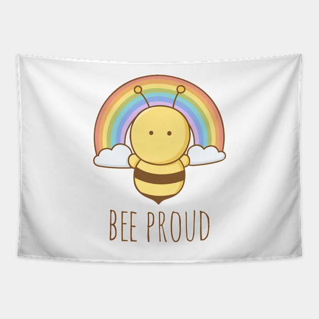 Bee Proud Tapestry by myndfart