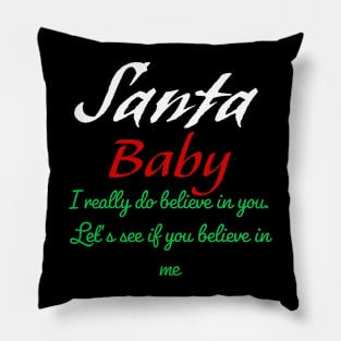 Santa Baby#2 Pillow