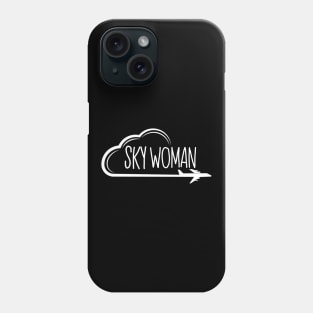 Sky Women Funny Flight Attendants Flying Aviation Phone Case