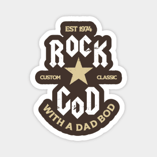 Rock God with a Dad Bod Magnet