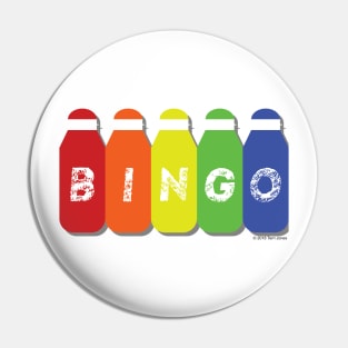 Bright Rainbow Bingo Daubers Pin