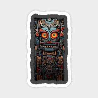 Techno Tiki Totem Magnet