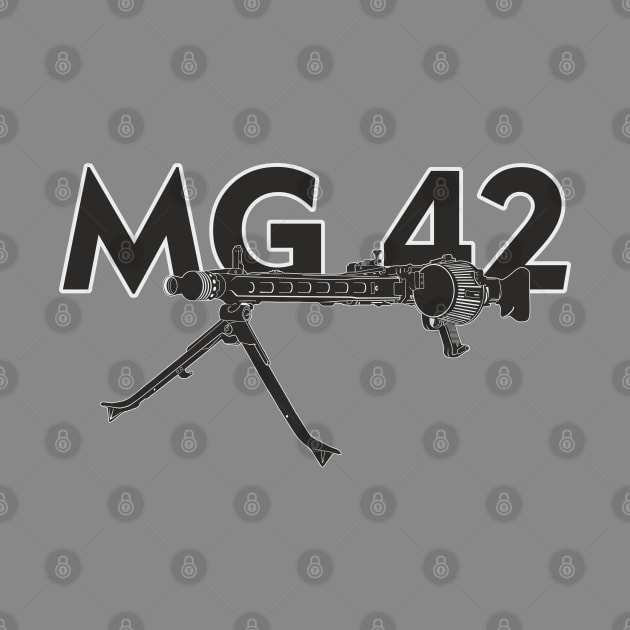 German MG-42 machine gun by FAawRay