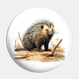 Porcupine Pin