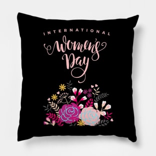 International Womens Day March 8 2021 Pillow