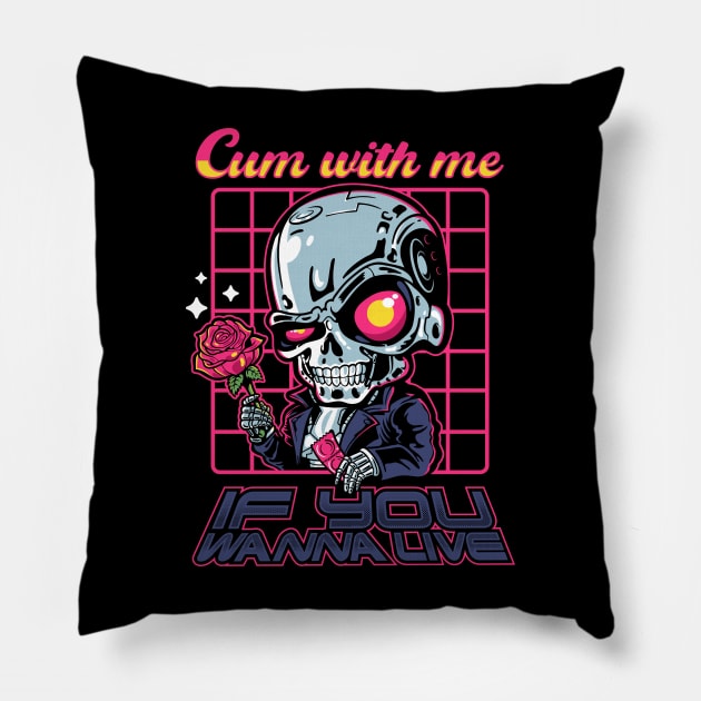 Sexy Machine v2 Pillow by demonigote