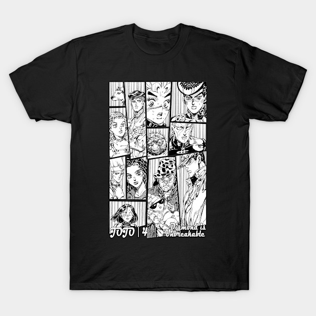 Diu Manga Panels Jojos Bizarre Adventure T Shirt Teepublic