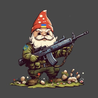 Military Gnome Ukraine T-Shirt