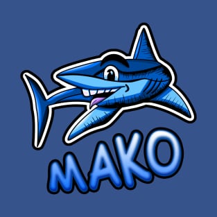 Mako Shark with Words T-Shirt