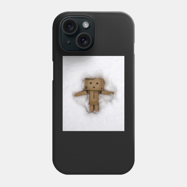 Danbo Makes a Snow Angel Phone Case by krepsher