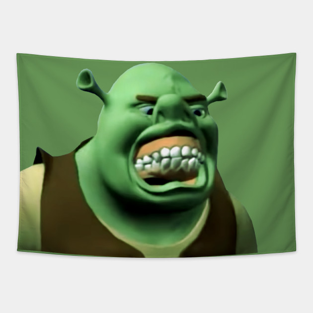 Shrek meme face - Shrek - Tapestry