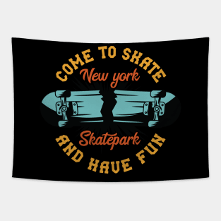 New York Skatepark Tapestry