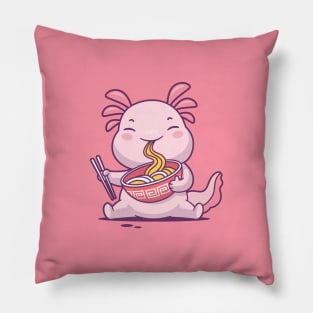 Ramen Axolotl Pillow