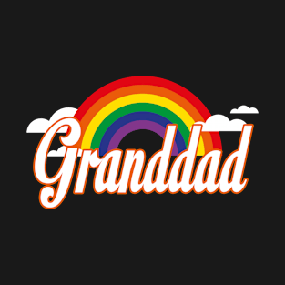 Rainbow mom tshirt granddad T-Shirt