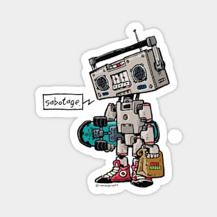 Boombox Bot 3000 Magnet