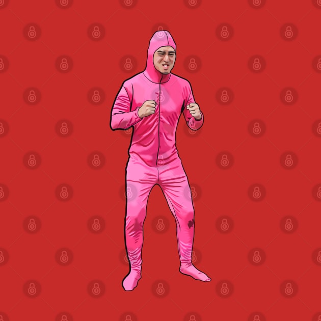 Pink guy art design by therustyart