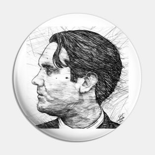 FEDERICO GARCIA LORCA pencil portrait .2 Pin