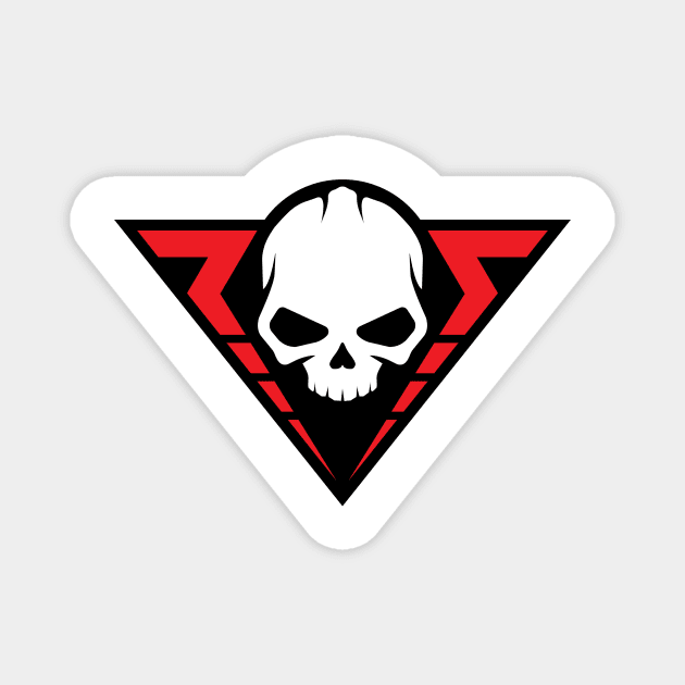 RED SHADOWS LOGO Magnet by SKELETRON