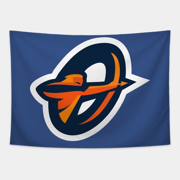 Orlando Apollos 2019 Logo Tapestry by MyOwnCollection