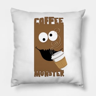 Coffee Monster Pillow