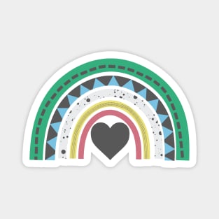 Disability Pride Boho Rainbow Magnet