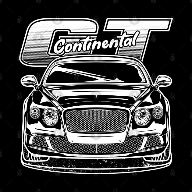 Continental GT - White Print by WINdesign