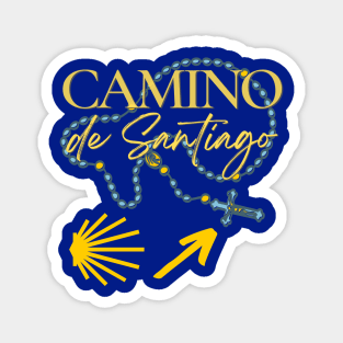 Camino de Santiago for Catholics Rosary Magnet