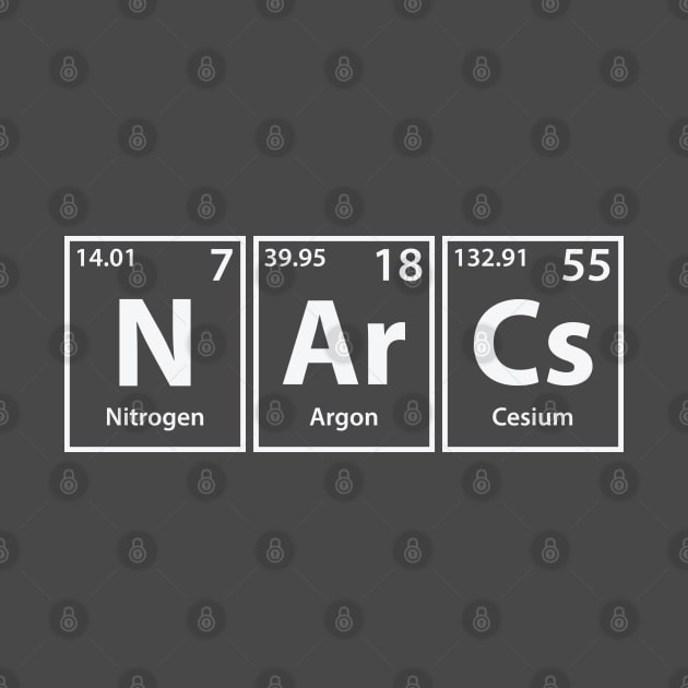 Narcs (N-Ar-Cs) Periodic Elements Spelling by cerebrands