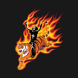 Ride the Tiger on Fire T-Shirt